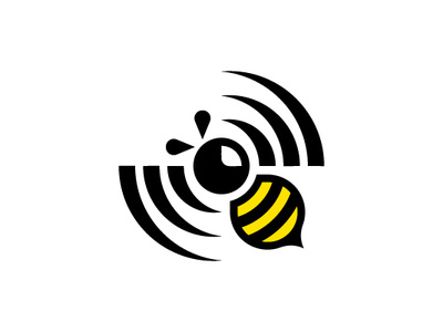 Bee Spinning Propeller Wifi Logo for Sale