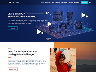 Data For Refugees Web Site data people refugee syrian web