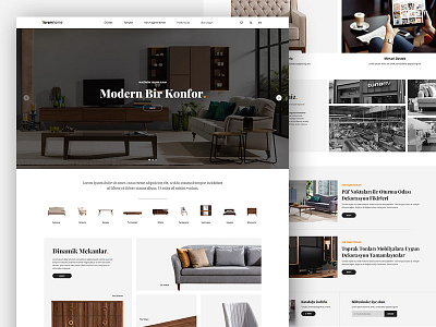 Furniture Home Page v2 (WIP) clean detail furniture grid living minimal product room sofa