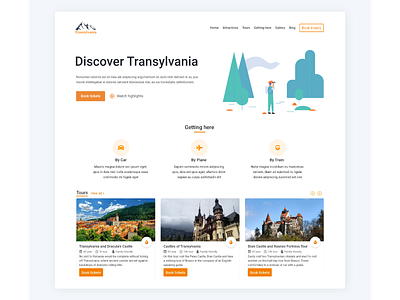 Discover Transylvania Landing Page (version 2)