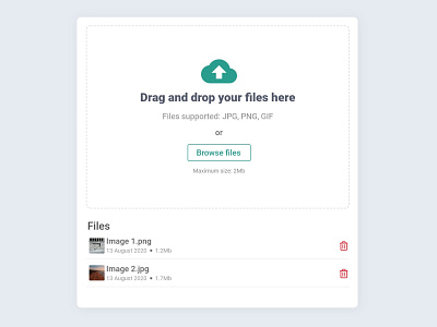 UI Components | Upload file | Drag and drop choose file clean clean ui dashboard design dashboard ui design system desktop drag and drop dribbble best shot folders grid grid layout interface product design ui design file upload ui kit upload file upload folder web design