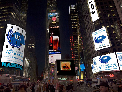 Videos on Times Square (NASDAQ & Reuters screens)