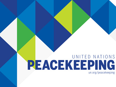 Brochure blue brochure graphics green illustration layout peacekeeping united nations