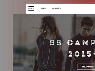 Fashion Website cart fashion gradient landing shop type ui web website