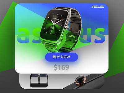 Asus Zenwatch2 asus card cart color gradient shop smartwatch ui zenwatch