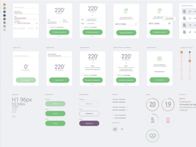 Ui Kit Online payment colors design elemenets guide guidelines interface material palette style typography ui