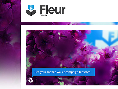 Fleur Web Design in progress banner fleur purple ui web design