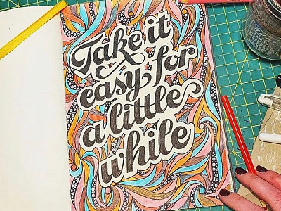 Take it Easy Lettering