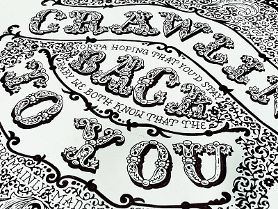 Do I Wanna Know? Fan Art arctic monkeys cleveland design floral hand lettering handdrawn handlettering illustration lettering lyrics music pattern quote sketch typography vintage wip