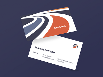 Business cards - DMVA TP brand identity branding business business cards cards com communication design illustration logo marketing