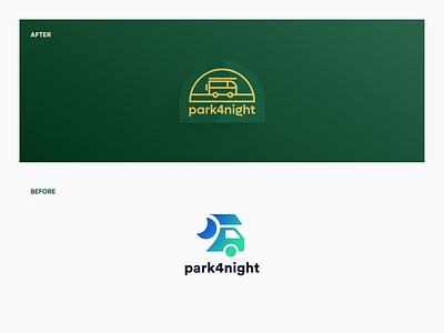 App exploration #1 - park4night app brand identity branding camp camper camping design logo park redesign trail ui