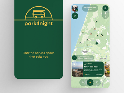 App exploration #3 - park4night adventure app camp camping climbing gps hike hiking ui van vanlife