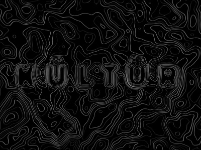 Curl Noise Title 3d art title title design typography