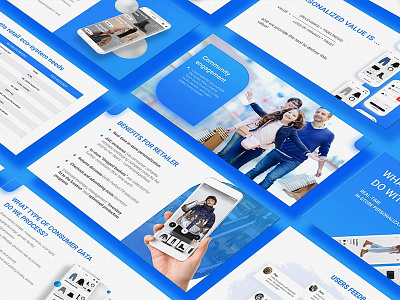 presentation min blue blue design design by amina sid google presentation mobile app photoshop presentation presentation design ui