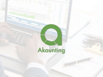 Akaunting Logo design logo