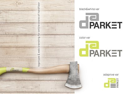 Daparket logo branding identity illustrator cc logo logotype design web identity wood floor