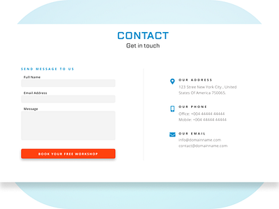Booking Form design figma minimalism ui ux design web design