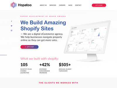 Hopatoo Site Rebranding agency design figma minimalism ui ux design web design