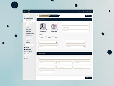 Saas Medical Software design doctor landing page medical medical design modern ui personal detail saas saas design saas website software ui web web ui webdesign