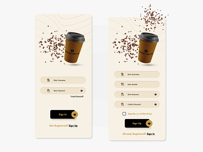 Coffee App Login & SignUp