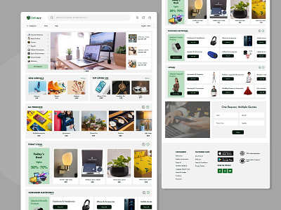 Ecommerce Web UI Design