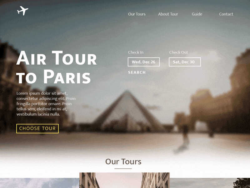 Travel Landing Page art design landing landing page landing design ps design raster web