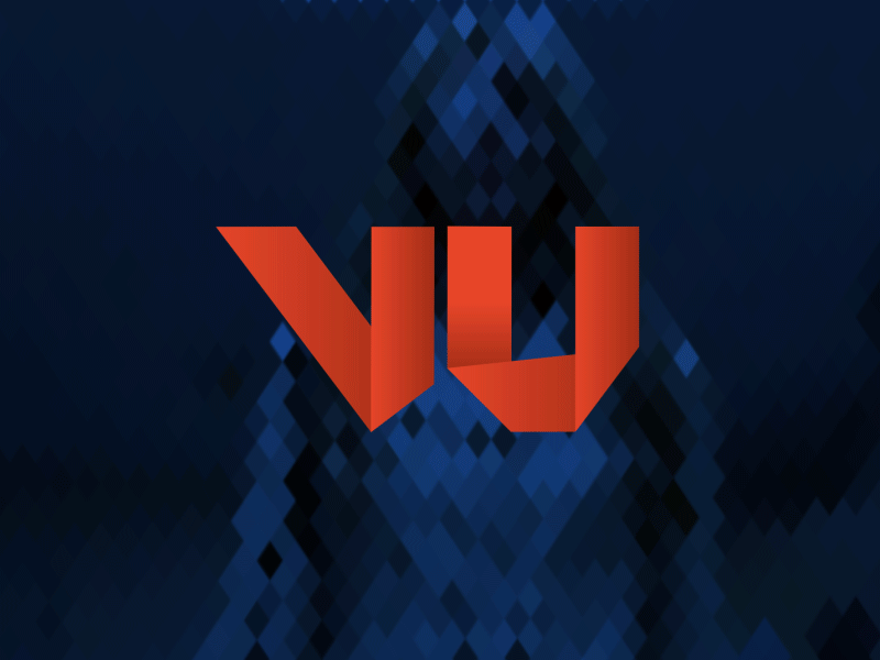 VU animation branding logo network tv typography view