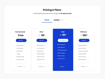 pricing table pricing table ui ux