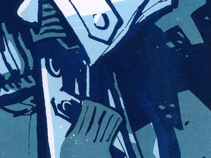Hero 06 Tease hero screenprint versus versusartproject illustration print