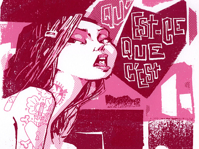 Psycho Killer illustration love for sale psycho killer screenprint talking heads