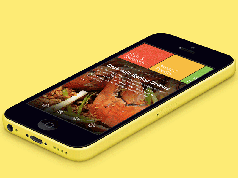 Shopping List (GIF) anim animation app food gif menu popup white yellow
