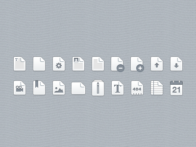 Files files files! files icons monochrome