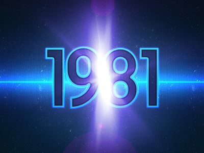 1981 - Rebound me! 1981 blue purple scifi shiny space