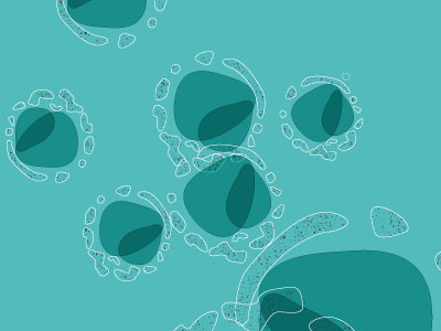 Molecule pattern illustrator line pattern surfacedesign