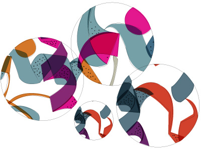Molecule pattern play illustrator line pattern surfacedesign