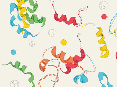 Molecule pattern play illustrator line pattern surfacedesign