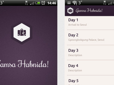 Holiday app app hexagon mobile psd purple