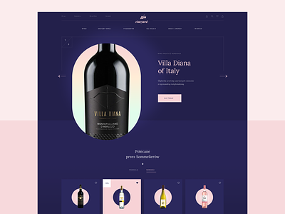 Wine shop design e commerce ecommerce icons illustration shop ui ux web website wine www