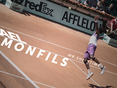 Gael Monfils desktop graphic design poster tennis wallpaper