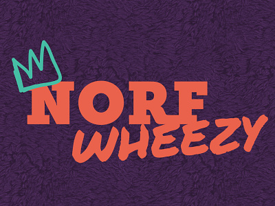 Norf Whezzy brand logo typography urban