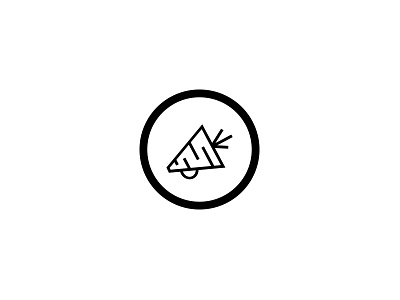 Logo Mark carrot communication graphic design health icon identity megaphone nutrition