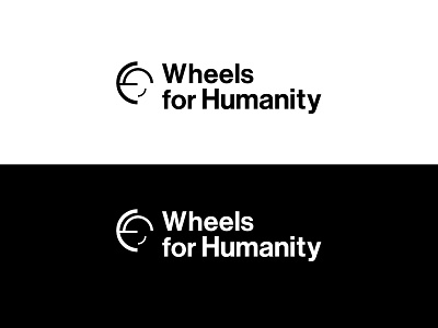 Wheels For Humanity Logo B W