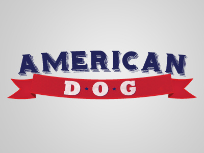 America Dog illustrator logo show identity typography