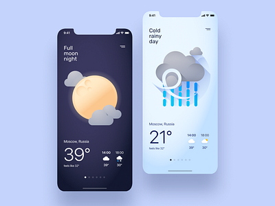 Weather App android app app design app designer application design flat ios ios app mobile mobile app ui ux