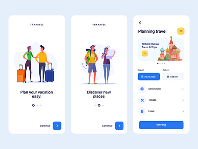 Travel planning app