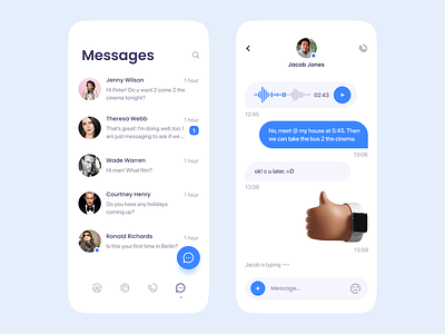 Messenger UI Design