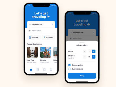 Flight Booking iOS App