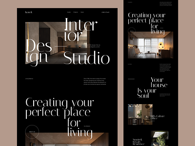 Konek - Interior Design Studio Website