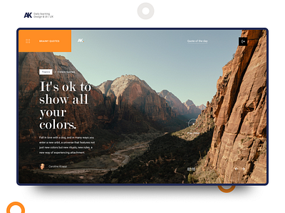 Show all your colors design flat hero landing ui ux web website