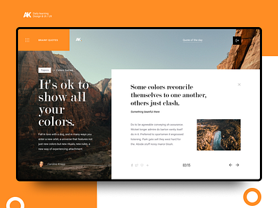 Show all your colors design flat hero landing ui ux web website